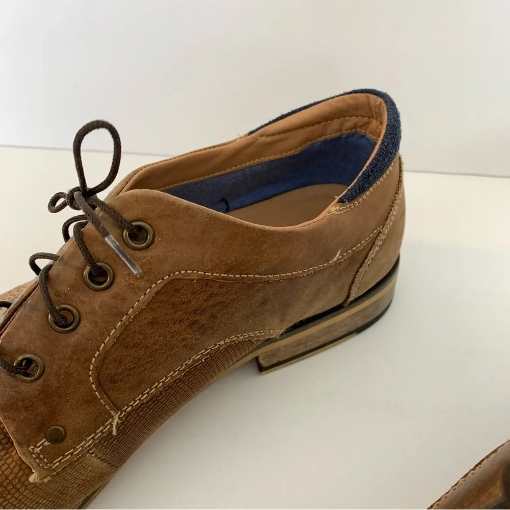 STEVE MADDEN Light Brown P. Merve Oxford Shoes